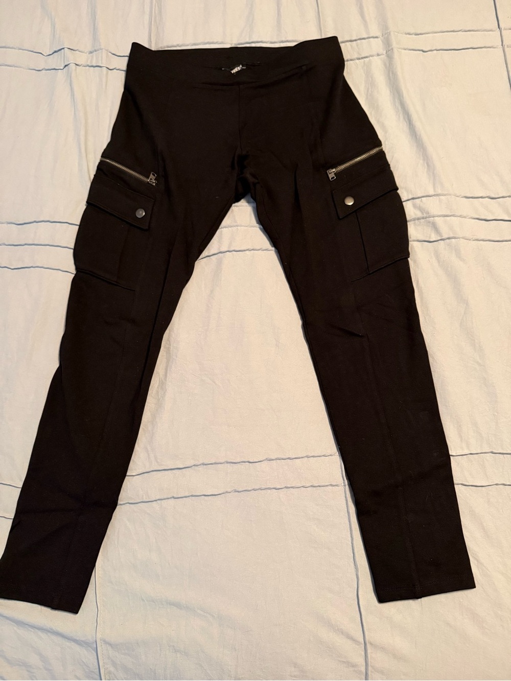Express Black Stretchy Cargo Pants